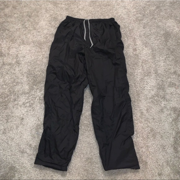 Foot Locker Black Nylon Track pants size XL - Picture 2 of 7